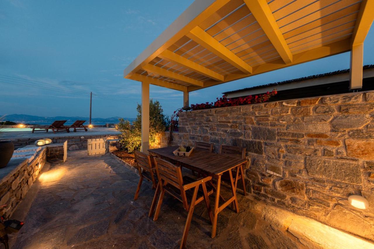 Kallirroe Deluxe Villa With Sea View And Pool Chrisi Akti  Exterior photo